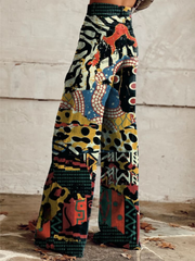 Sandra | Wide Leg Pants Eclectic Art