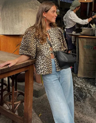 Leopard casual shirt 