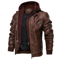 Premium leather jacket for men