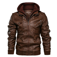 Premium leather jacket for men