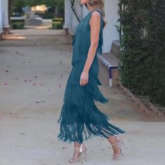 Eva - Fringed Dress