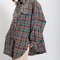 Oversized Checkered Shirt