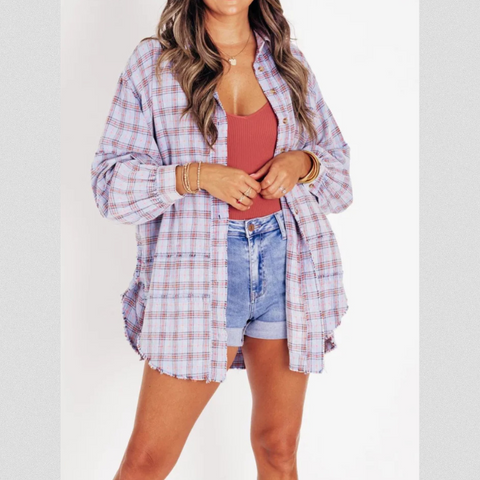 Camisa Oversize Cuadros