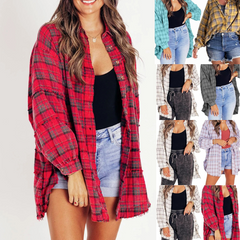 Oversized Checkered Shirt