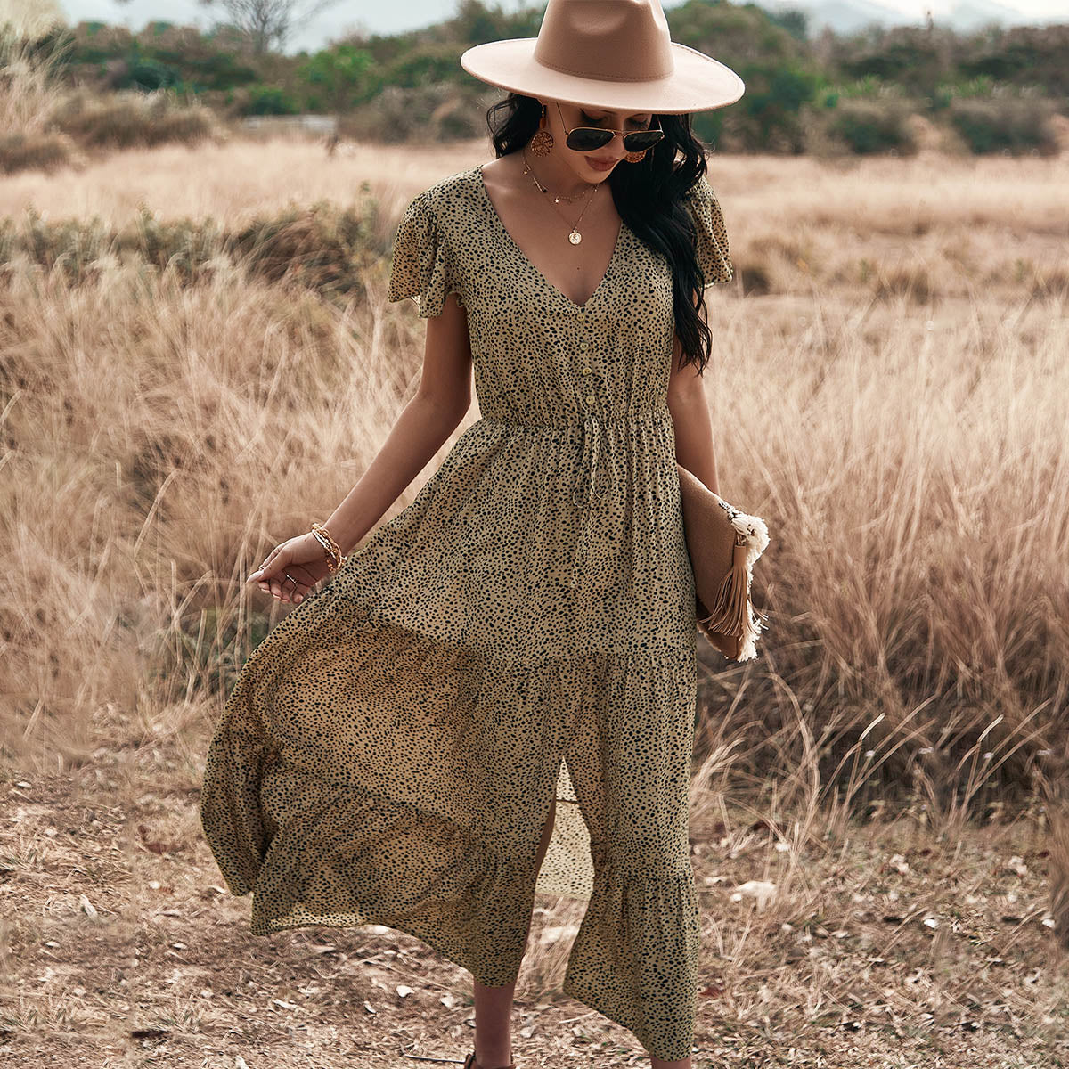 Vestido con Volantes para Verano