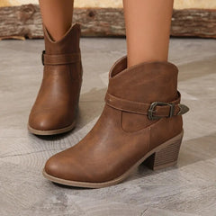 Marlen™ Leather Booties