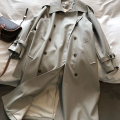 Classic long trench coat 