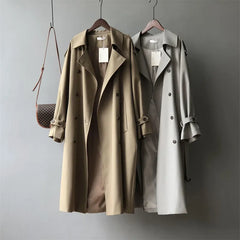 Classic long trench coat 