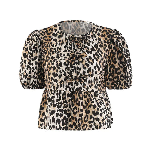 Camisa casual Leopardo