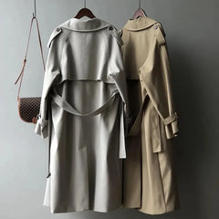 Classic long trench coat 