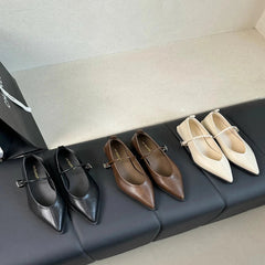 Coren - Pointed Toe Loafers