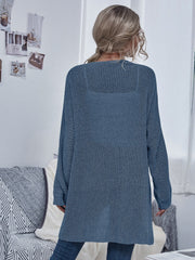 Loose knit cardigan