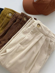 Retro corduroy pants