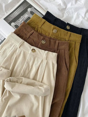 Retro corduroy pants