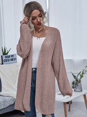 Loose knit cardigan