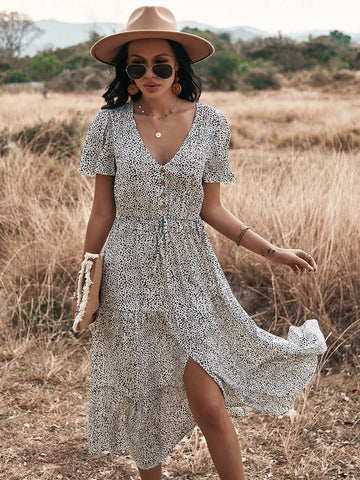 Vestido con Volantes para Verano