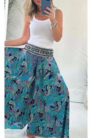 Carlota - Pantalones Anchos Boho