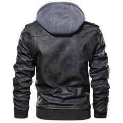 Premium leather jacket for men