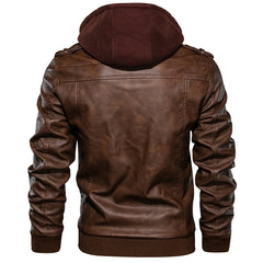 Premium leather jacket for men