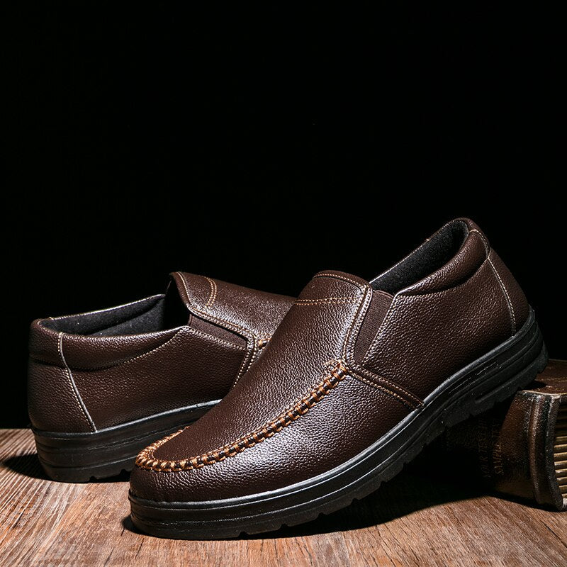 Black &amp; Brown Moccasins 