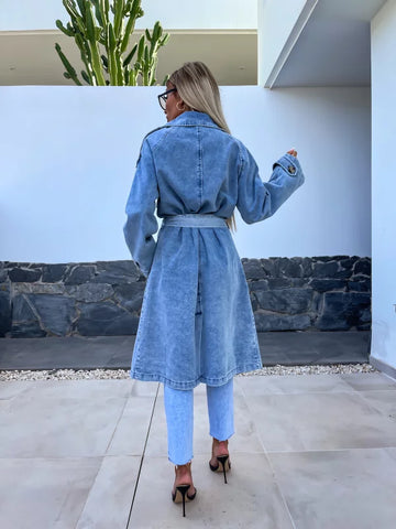 Serenidad - Abrigo Oversize de Blue Jean