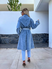 Serenity - Oversized Blue Jean Coat